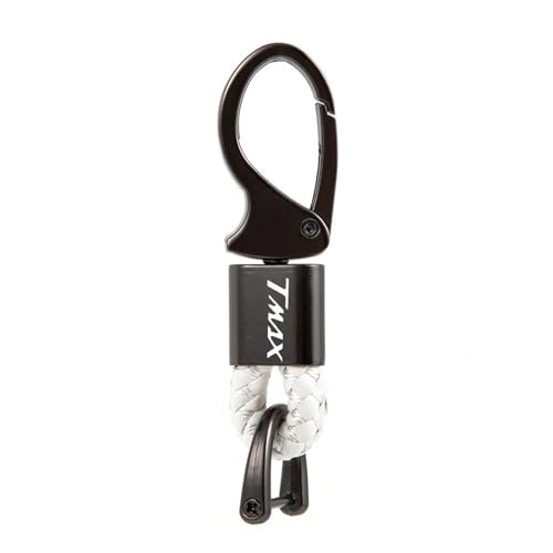 Llavero de Moto para Yamaha TMAX 530 560 500 de Metal y Cuero Tejido 4