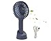 Produktbild RIXOW Handventilator Tragbarer Mini-Lüfter, Mini Tischventilator mehrere Lademethoden USB Ventilator mit 2500mAh für Familien, Reisen, Camping usw 4 Windstärken einstellbar