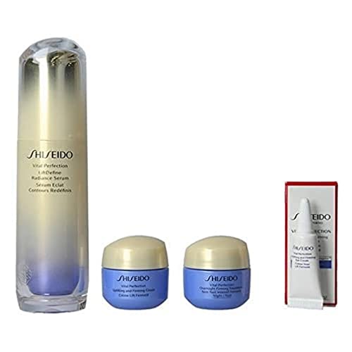 Shiseido 906-06956 Sérum Antiedad para Mujer Vital Perfection Uplifting and Firming, Lote de 4 Piezas
