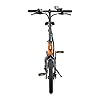 Swagtron Swagcycle EB-7 Elite Plus Folding Electric Bike with Removable Battery, Orange/Black, 16" Wheels, 7-Speed #5