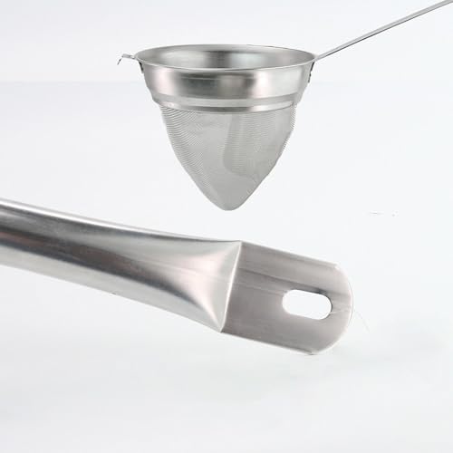 Panier filtrant de cuisson robuste avec support stable pour jus et farine - 3