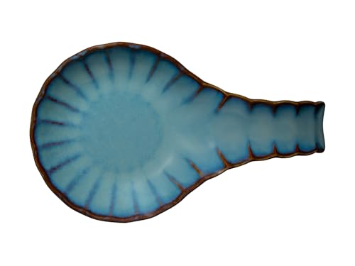 Casa Domani Solare Spoon Rest 22 x 13 cm Azure Gift Boxed