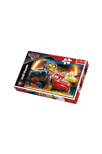 Trefl - Puzzle 100 Teile, Extremrennen, Cars 3, 5+