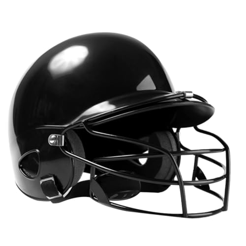Casque de baseball noir Abaodam avec coque ABS et mousse