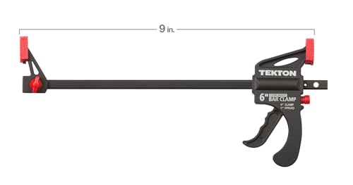 TEKTON 6 Inch Ratchet Bar Clamp / 9 Inch Spreader | 39180