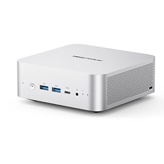 MINIS FORUM Mini PC AI M1 Pro-285H avec Processeur Intel Core Ultra 9 285H (16C/16T, jusqu'à 5,4 GHz), Mini-Ordinateur DDR5 Duales PCIe 4.0 SSD, Quadruple écran avec HDMI 2.1/USB 4/DP, 5 Ports USB