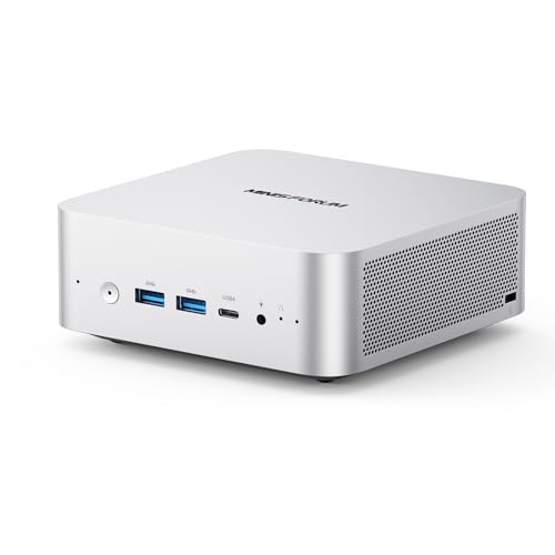 MINIS FORUM AI Mini PC M1 Pro-285H mit Intel Core Ultra 9 Prozessor 285H (16C/16T, bis zu 5,4 GHz), Mini Computer Barebone DDR5 PCIe4.0 SSD, Quad Display mit HDMI 2.1/USB4/DP, 5X USB Ports, WiFi 7
