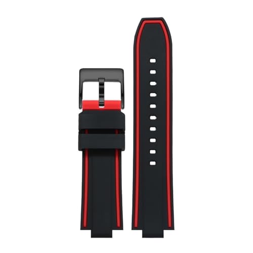 �V���R�[�����v�X�g���b�v�J�V�I GA-900 GM-110 GST-B400 GST-B200 �X�`�[���n�[�g�h�����o�[���v�o���h 24x12/24x14/24x16mm �ƌ݊���������܂�(Black red-black,24x14mm)