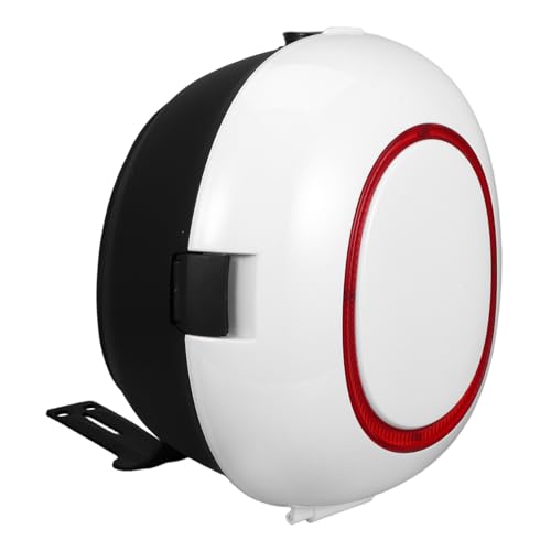 Boîte de rangement arrière pour moto en ABS avec dossier et protection pluie pour scooter