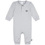Gerber Baby Girls' NFL Team Footless Coverall, Raiders, 0-3 Months