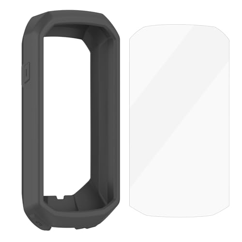 Custodia protettiva silicone con protezione dello schermo adatta per 1050 Code Watch Navigazione Ciclismo Computer Copertura antiurto Biciclette Mount