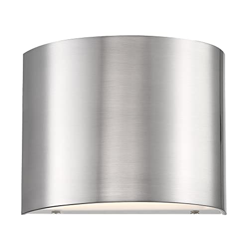 Image of WAC Lighting dweLED, Pocket 7in LED Wall Sconce in Brushed Nickel