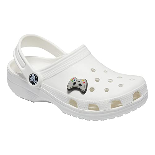 Image of Crocs Jibbitz Chill Shoe Charms | Jibbitz for Crocs, Grey Game Controller, Small
