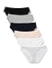 Produktbild Amazon Essentials Damen Bikinihose aus Baumwolle (in Übergröße erhältlich), 6er-Pack, Mehrfarbig/Heide/Streifen, 40