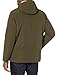 LONDON FOG Mens Men's Faux Sherpa Lined Parka Down Alternative, Olive, Large US
