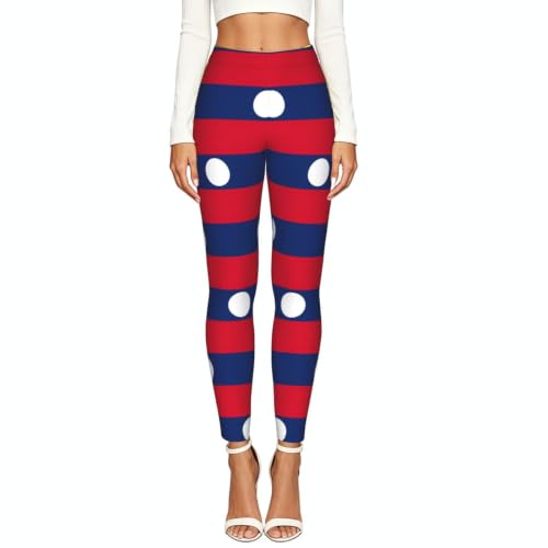 Leggings de compresión premium con estampado de Laos transpirables 2
