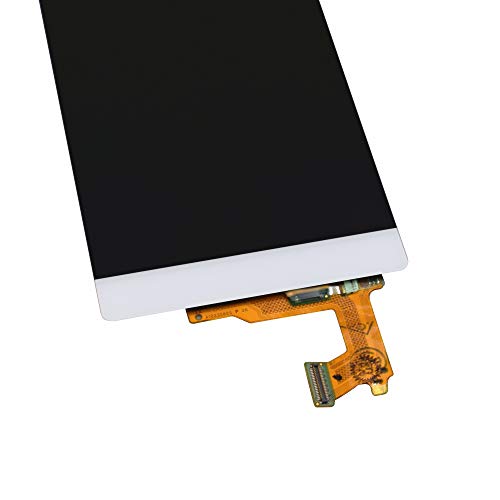 Image of LCD Screen Display with Digitizer Touch Panel Without Bezel Frame for Huawei P8 GRA-L09(White)