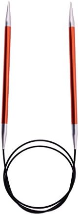 Knit Pro KP47064 Zing: Fixed Circular Knitting Pins: 2.75mm Orange