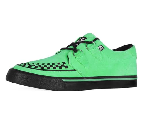 Image of TUK Suede Creeper Sneaker Shoes for Women and Men, D Ring Lace Up Shoes