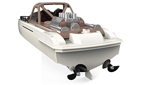 Amewi 26101 Aimee Speed Boot 380mm 15km/h 2,4GHz RTR braun/cremewei&szlig;