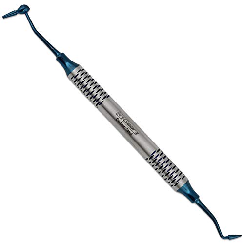 Nygearz Dental Composite Filling Instruments Professional Dental Filling Repair Kit Permanent Composite Dental Titanium Dental Blue Plasma Coated Tips Non Stick Restoration Smooth Tooth Filler 6 Pcs #TOP3