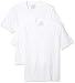 Produktbild Amazon Essentials Herren T-Shirt mit kurzen Ärmeln, V-Ausschnitt und Tasche in normaler Passform, 2er-Pack, Weiß, S