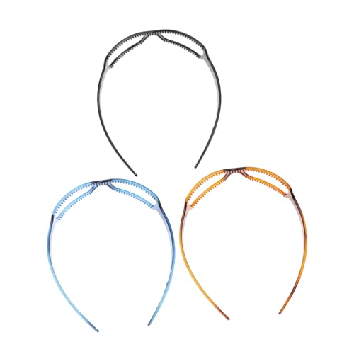 Mipcase 3pièces Bandeaux Créatifs Style Lunettes Bandeau Cheveux Pour Filles Accessoires Quotidiens Anti-dérapant Et Confortable Pour Usage Quotidien Et Festivals