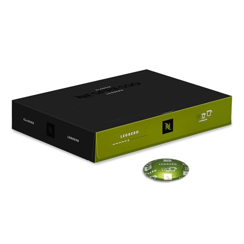 NESPRESSO Professional Leggero | Arabica & Robusta Kaffee mild geröstet für Espresso & Lungo | Kompatibel mit B2B Kaffeemaschinen | Kapselset aus 50 Kaffeekapseln