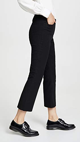 Theory Womens Kick Flare Crop Pants Black 44