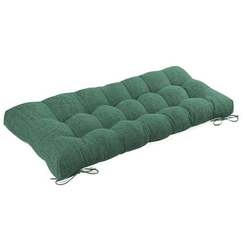 FlyGulls Indoor Bench Cushion for Indoor Furniture 48"x19" Green 1 Pc
