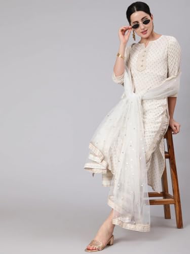 Women Kurta Palazzo Set with Dupatta | Kurti Pants Festive Dress Ready to Wear