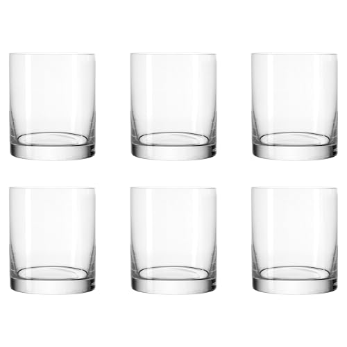 Leonardo 039614 Easy+ Set 6 Becher Maxi, Glas, klar, 7.9 x 7.9 x 8.80 cm, 6 Einheiten