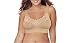 Just My Size Women's Pure Comfort Lace Bra, Nude, 6X
