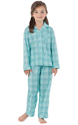 Pajamagram Girls Pajamas - Kids Pajamas Girls, Aqua Plaid, 12 #TOP1