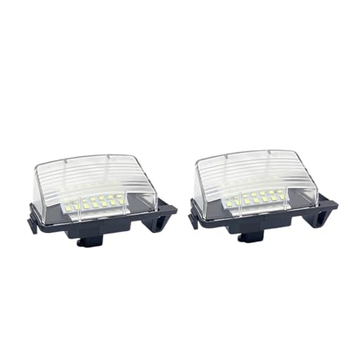 Luz matrícula LED para Nissan Versa Tiida soluciona bombillas fundidas 12V