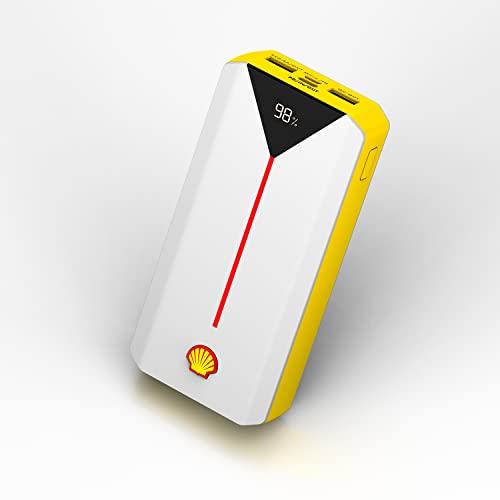 SHELL Portable Charger Fast Charging 20000mAh USB Portable Phone Charger with 30W PD, 3 Outports Battery Pack Charger Portable for iPhone Samsung Galaxy iPad Tablet.