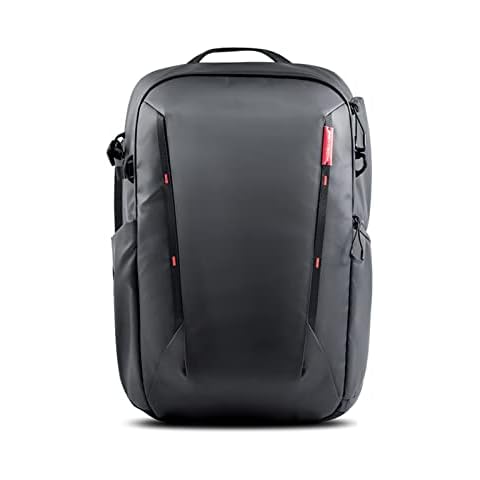 PGYTECH OneMo Lite Camera Backpack 22L Waterproof Professional Photography Backpack Bag compatible with DJI Mini 3 PRO/AVATA/FPV/MAVIC/DSLR/SLR Mirrorless Cameras (Twilight Black) Cover