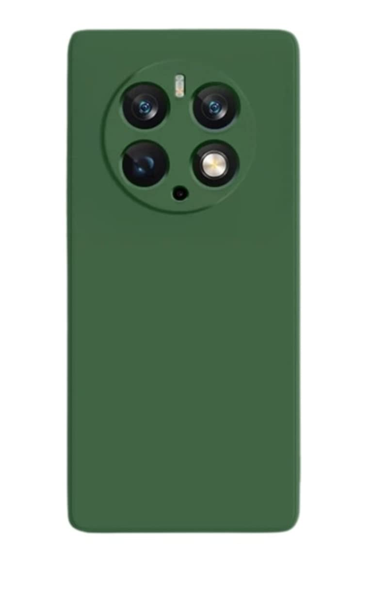 ZubitechHuawei Mate 50 Pro Case Cover Soft Silicone Slim fit Case Light weight Back Cover Matte Finish Shockproof Protective Cover Anti fingerprint Case Designed For Huawei Mate 50 Pro (Green)