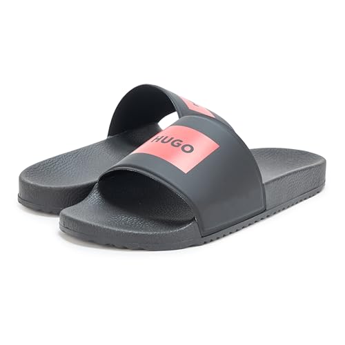 Image of HUGO mens Big Logo Label Slide Sandals