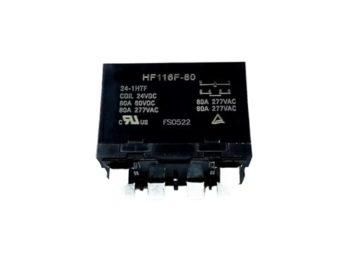 Relais DC24V HF116F-80-24-1HTF 24VDC 80A Controls Relays 6PIN