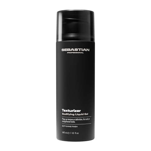 Sebastian Professional Texturizer Gel | Gel Definidor para Looks Rizados o Alisados | Potencia la Textura y la Definición | Fijación Flexible | Acabado de Brillo Suave | 140 ml
