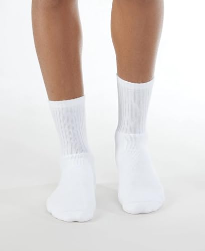 Image of Jockey Men's Calf Length Cotton Socks (Pack of 3) 7030 White Free Size