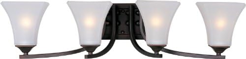 Maxim Aurora-4 Light Contemporary Bath Vanity in Contemporary style-29.5 Inches Wide by 7 inches high-Oil Rubbed Bronze Finish