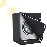 Waschmaschinenabdeckungen für den Außenbereich – 3-seitige staubdichte, wasserdichte Frontlader-Waschmaschinenabdeckung, schützender Waschmaschinenschutz | Für Badezimmer, Küchen, Garten, Terrassen, W