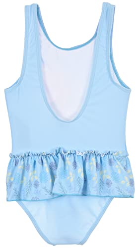 Disney Girls Frozen One Piece Swim Suits Blue2