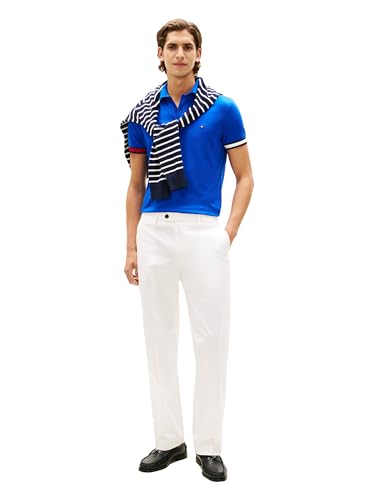 Image of Tommy Hilfiger Mens Short Sleeve Casual Polo Shirts in Regular Fit with Liquid Cotton
