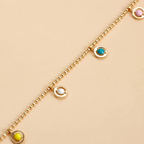 Cadena de bikini dorada KnSam con estrellas para lucir un look playero espectacular este verano 4