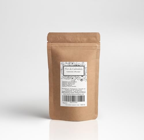 Quality Food. Infusiones a Granel de Flor de Caléndula. Remedio Natural. (100 gr)