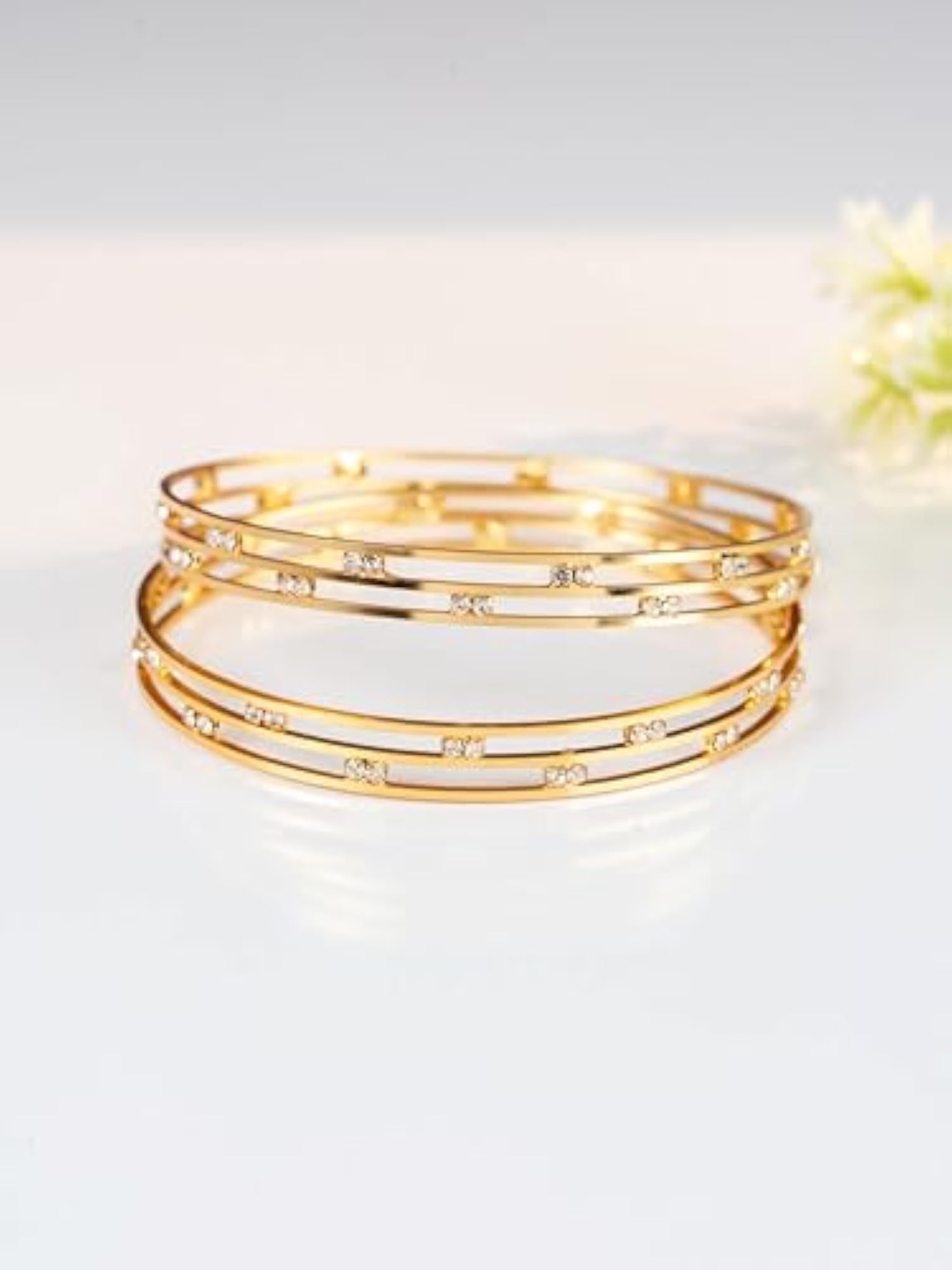 Women's Traditional Plated Bangles Set, Classic Ethnic Jewellery