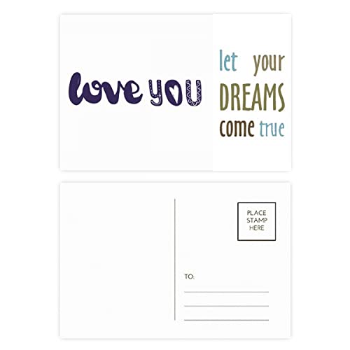 Tarjetas de agradecimiento Love You con caligrafía artesanal para expresar gratitud con estilo